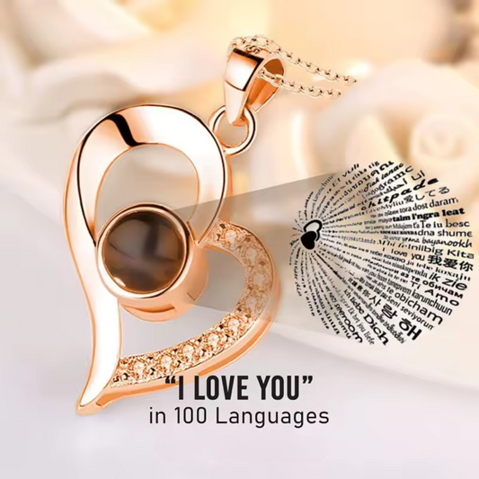 Heart Shaped - I Love You Pendant Necklace