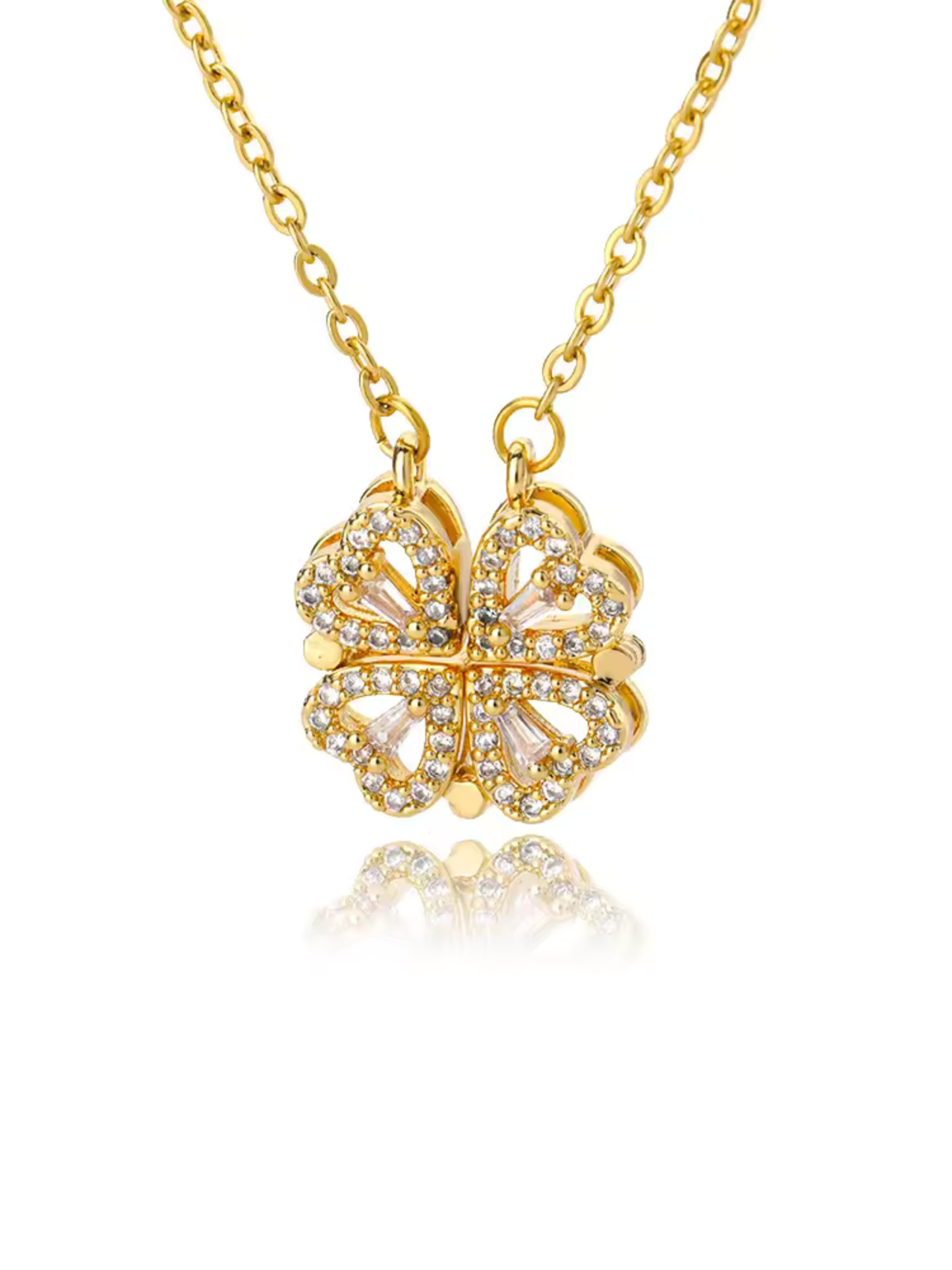 Crystal Heart shape Pendant Necklace