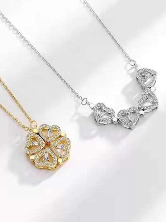 Crystal Heart shape Pendant Necklace