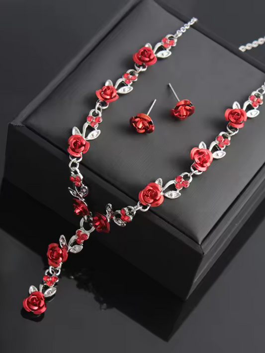 Handcrafted Flower Chain Necklace
