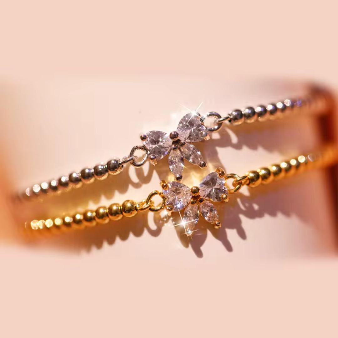 Glam Wrist Watch with Bracelet