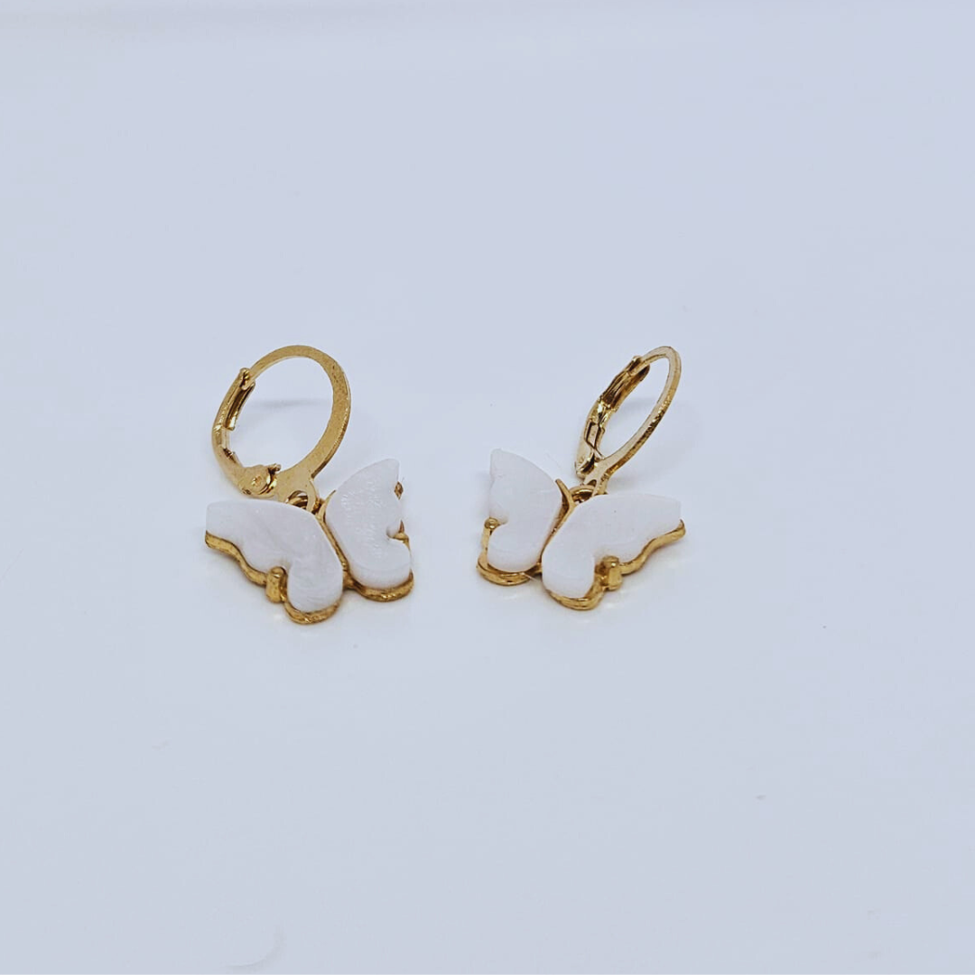 Gold Plated Geometric Hoop Earring - Pack of 5