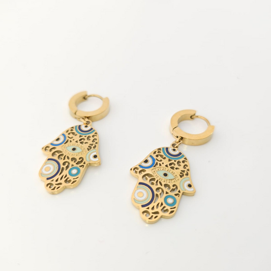 Hamsa Hand Earring
