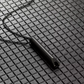 Mindful Breathing Necklace Black