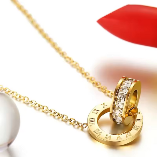 Stylish Roman Necklace and Earring Set