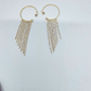 Sparkling long Tassel Ear Clip