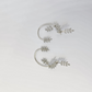 Sparkling leaves Ear Clip