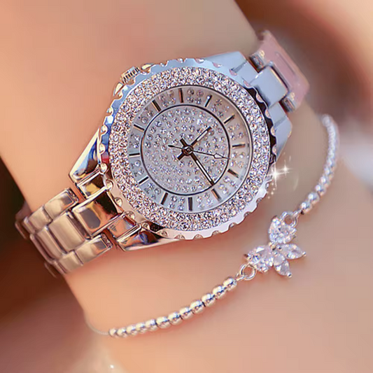 Glam Wrist Watch with Bracelet