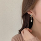 Gold Hanging Pearl Earring