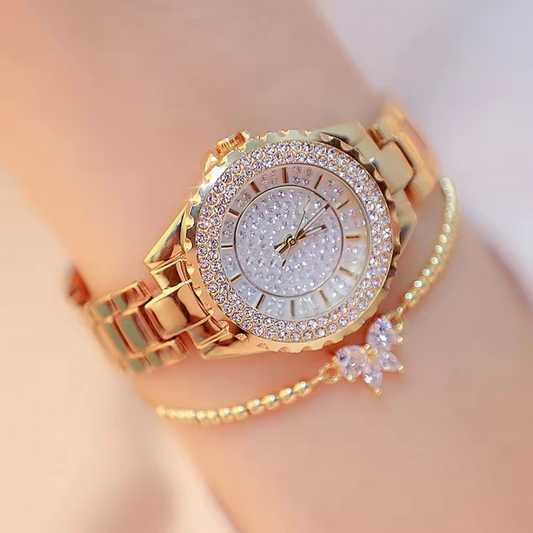 Glam Wrist Watch with Bracelet