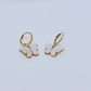 Gold Plated Geometric Hoop Earring - Pack of 5