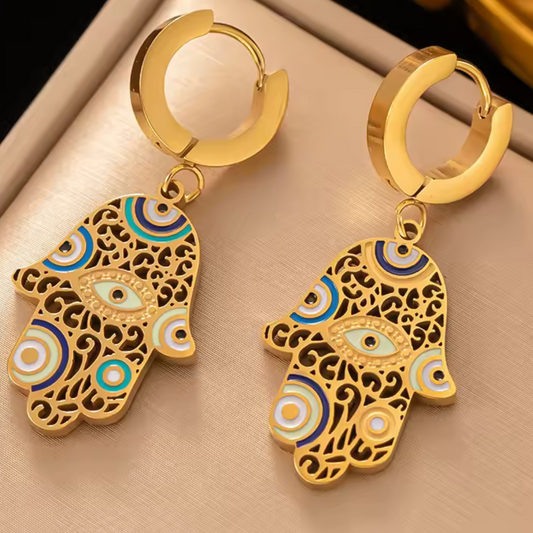 Hamsa Hand Earring